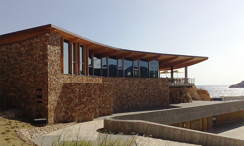 club náutico-sant feliu de guíxols-terraza-construcción de aluminio-barandilla